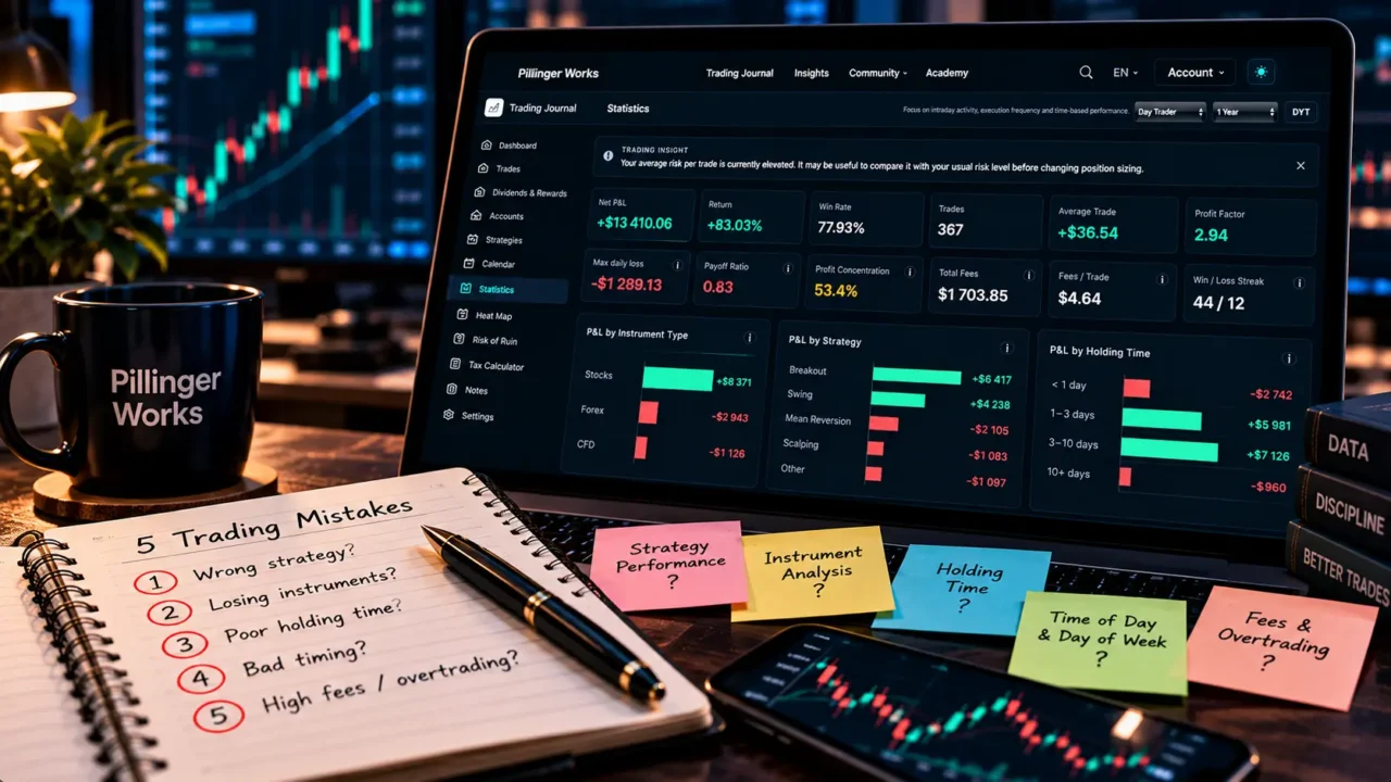 Five Trading Mistakes You Can Only Spot in Your Data